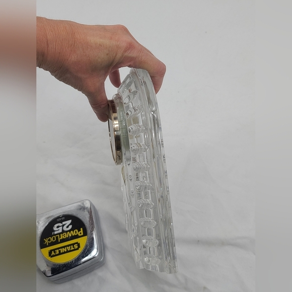 Large Waterford Germany crystal clock - Picture 4 of 9